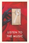 Image for Vintage Journal Gloved Hand with Transistor Radio, Listen to the Music