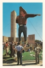 Image for Vintage Journal Big Cowboy Statue