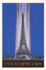 Image for Vintage Journal Vertically Lit Eiffel Tower