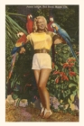 Image for Vintage Journal Blonde with Macaws, Florida