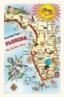 Image for Vintage Journal Map of Florida Attractions