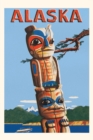 Image for Vintage Journal Travel Poster, Totem Pole