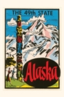 Image for Vintage Journal Alaska Poster with Totem Pole
