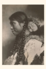 Image for Vintage Journal Indigenous Alaskan Woman Carrying Sleeping Baby on Her Back