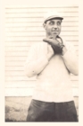 Image for Vintage Journal Vintage Baseball Player with Glove