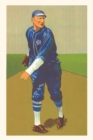 Image for Vintage Journal Baseball Player in Blue Uniform