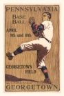 Image for Vintage Journal Georgetown Baseball Poster