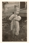 Image for Vintage Journal Little Boy with Large Bat