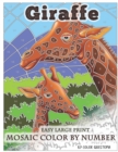 Image for Giraffe Large Print Mosaic Color By Number