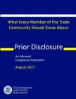 Image for Prior Disclosure - What Every Member of the Trade Community Should Know (An Informed Compliance Publication)