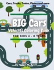 Image for BIG CARS - Vehicles Coloring Book for kids 4-8 years