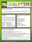 Image for Clean Eating: Recipes, Diet &amp; Grocery List.