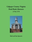 Image for Culpeper County, Virginia Deed Book Abstracts,1778-1779