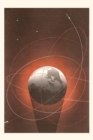 Image for Vintage Journal Rocket Zooms around the Globe Poster