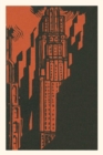 Image for Vintage Journal Woodcut of Skyscraper Poster
