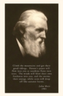 Image for Vintage Journal John Muir Photo with Quote