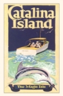 Image for Vintage Journal Men Fishing at Catalina Island Travel Poster