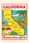 Image for Vintage Journal Map of California