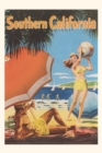 Image for Vintage Journal Southern California Beach Travel Poster