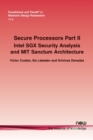 Image for Secure Processors Part II : Intel SGX Security Analysis and MIT Sanctum Architecture