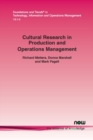 Image for Cultural Research in the Production and Operations Management Field