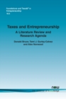 Image for Taxes and Entrepreneurship : A Literature Review and Research Agenda