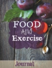 Image for Food and Exercise Journal : Jumbo Size-(More Room to Write) Purple Plum Design