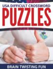 Image for USA Difficult Crossword Puzzles : Brain Twisting Fun