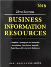 Image for Directory of Business Information Resources, 2018