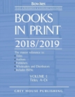 Image for Books in Print, 2018/19