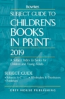 Image for Subject Guide to Children&#39;s Books In Print, 2019