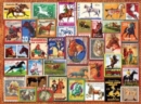 Image for Vintage Equestrian Stamp Posters 1000-Piece Puzzle