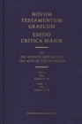 Image for Novum Testamentum Graecum - Editio Critica Maior Vol. III: Chapters 15-28