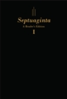 Image for Septuaginta: A Reader&#39;s Edition Flexisoft