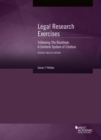 Image for Legal research exercises following the bluebook  : a uniform system of citation