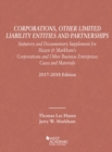 Image for Corporations, Other Limited Liability Entities Partnerships, Statutory Documentary Supplement