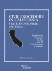 Image for Civil Procedure in California : State and Federal