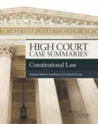 Image for High Court Cases Summaries on Constitutional Law (Keyed to Sullivan)