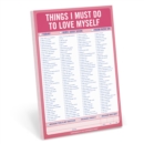 Image for Knock Knock Things I Must Do to Love Myself Pad