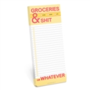 Image for Knock Knock Groceries and Shit Make-a-List Pads