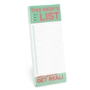 Image for Knock Knock This Week’s List Make-a-List Pad