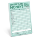 Image for Knock Knock Where&#39;s My Money Weekly Budget Tracker Pad (Pastel Version)