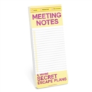 Image for Knock Knock Meeting Notes Make-a-List Pads