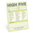 Image for Knock Knock High Five Nifty Note (Pastel Yellow)