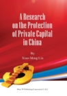 Image for A Research on the Protection of Private Capital in China
