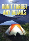 Image for Don&#39;t Forget Any Details - Camping Planner and Journal