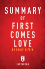 Image for Summary of First Comes Love: by Emily Giffin Includes Analysis