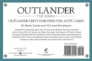 Image for Outlander Crest: Foil Note Cards