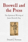 Image for Boswell and the Press: Essays on the Ephemeral Writing of James Boswell