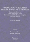 Image for Corporations, Other Limited Liability Entities and Partnerships, Statutory and Documentary Supplement, 2020-2021